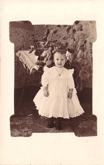 Little Lura Alberta Morse Real Photo Post Card, RPPC - 3614