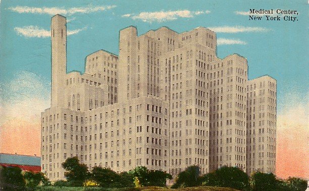 Medical Center in New York City NY, Vintage Postcard - 3754