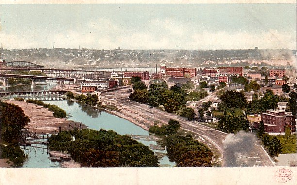 Detroit Publishing Company Early 1905 Aerial View Vintage Postcard - 3818