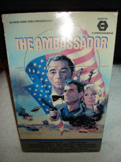 The Ambassador - Robert Mitchum - Rock Hudson - PLO - VHS
