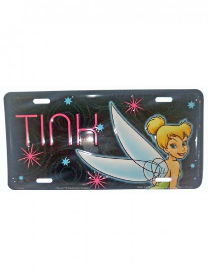 Disney Tinkerbell "Tink" Official License Plate