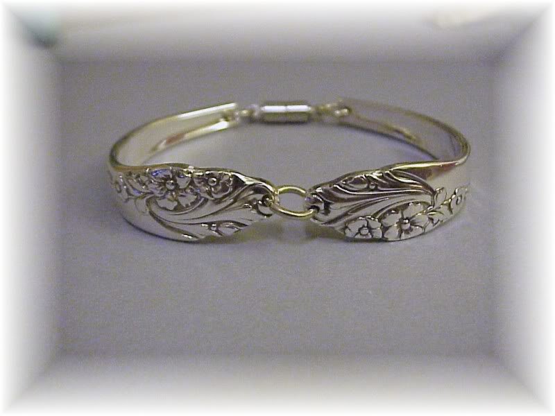Evening Star PATTERN~SILVER SPOON BRACELET~1950