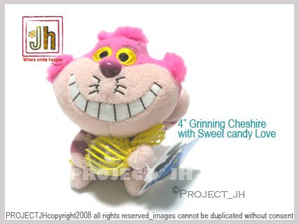 Grining Cheshire cat with Sweet candy Disney Sega Japan