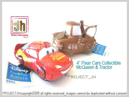Pixar present Cars Lighting McQueen Tractor Disney Sega Japan