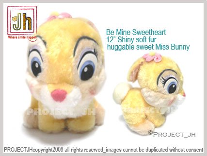 Big Shiny fur Miss Bunny Disney Sega Japan