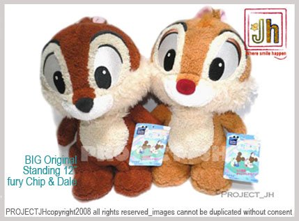 BIG Chip and Dale fury Original pair Disney Sega Japan