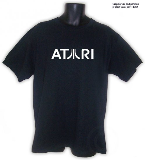 ATARI Retro Classic Video Game T-Shirt Black S, M, L, XL, 2XL