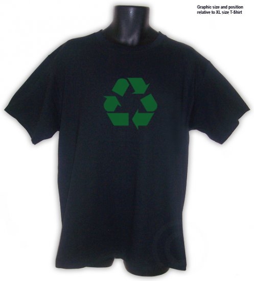 RECYCLING Ecology Symbol T-shirt S, M, L, XL, 2XL