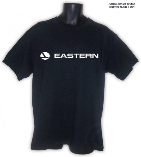 Eastern Air Lines Aviation Classic BLACK T-Shirt S, M, L, XL, 2XL