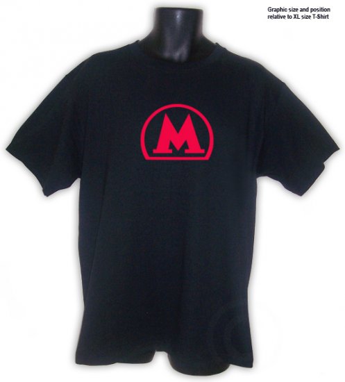 Moscow Metro Subway Fan T-Shirt Black S, M, L, XL, 2XL