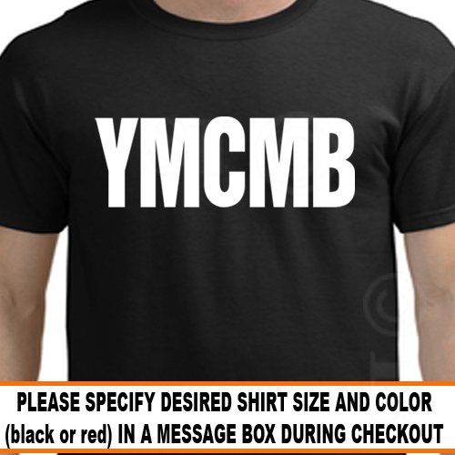 Ymcmb Shirt Young Money Lil Wayne Weezy Rap RED BLACK T-shirt S-XL