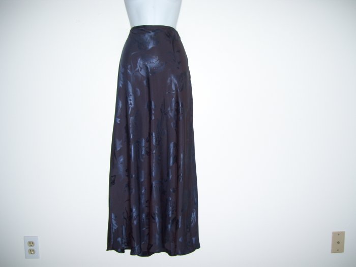 $128.00 Charcoal Silk Skirt, Banana Republic, 12, NWT!