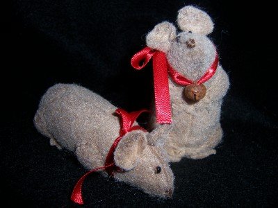 Primitive Pair of Spring Mice