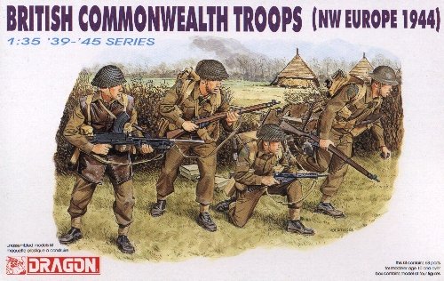 BRITISH COMMONWEALTH TROOPS NW EUROPE 1944 - 1/35 DML Dragon 6055