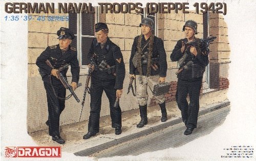 GERMAN NAVAL TROOPS DIEPPE 1942 - 1/35 DML Dragon 6087