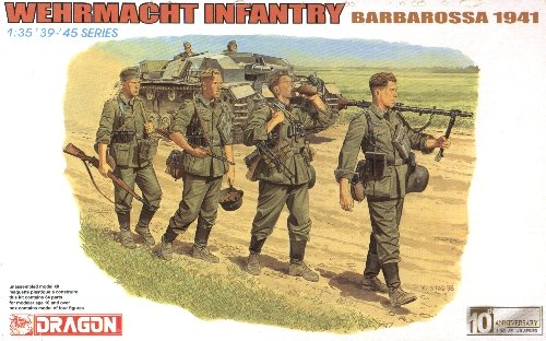 WEHRMACHT INFANTRY BARBAROSSA 1941 - 1/35 DML Dragon 6180