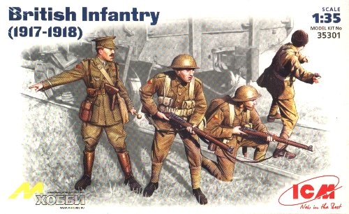 BRITISH INFANTRY 1917-1918 - 1/35 ICM 35301