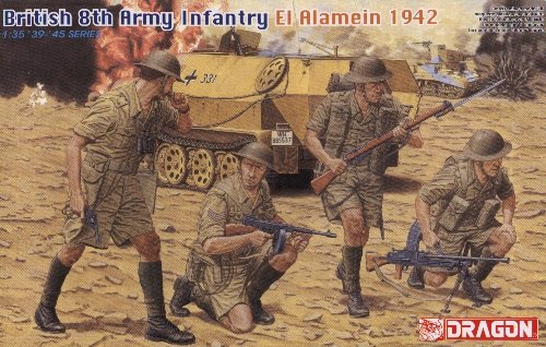 BRITISH 8th ARMY INFANTRY EL ALAMEIN 1942 - 1/35 DML Dragon 6390