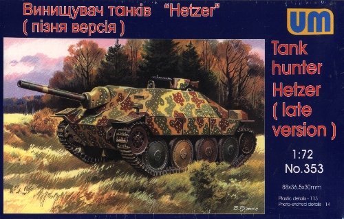 HETZER LATE VERSION - 1/72 UM UniModels 353