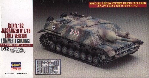 JAGDPANZER IV L/48 EARLY VERSION ZIMMERIT 1/72 Hasegawa 30027