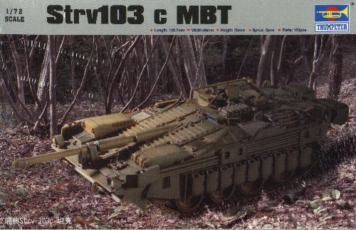 Strv 103C S-Tank - 1/72 Trumpeter 7220