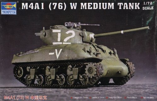 M4A1(76)W SHERMAN - 1/72 Trumpeter 7222
