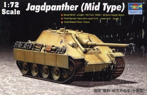 JAGDPANTHER MID TYPE - 1/72 Trumpeter 7241