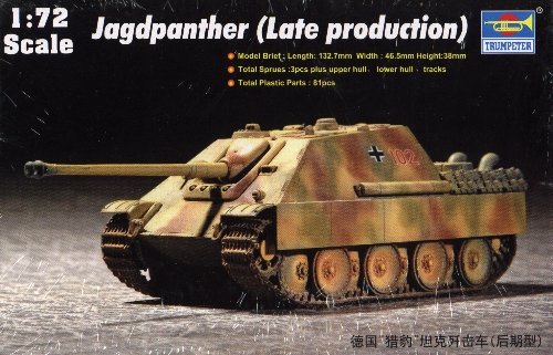 JAGDPANTHER LATE PRODUCTION - 1/72 Trumpeter 7272