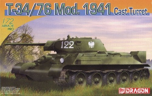 T-34/76 Model 1941 CAST TURRET - 1/72 DML Dragon 7262