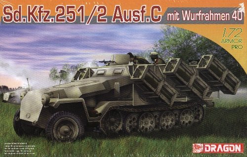 SdKfz 251/2 AUSF C mit WURFRAHMEN 40 - 1/72 DML Dragon 7306