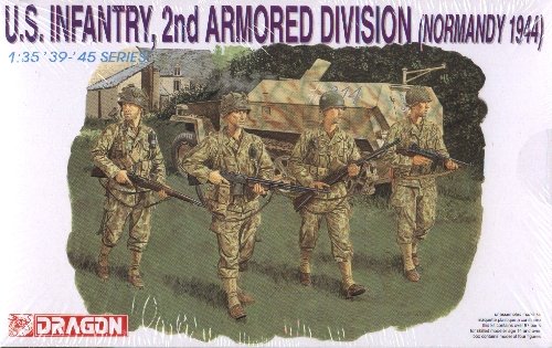 U.S. INFANTRY 2nd ARMORED DIVISION NORMANDY 1944 - 1/35 DML Dragon 6120