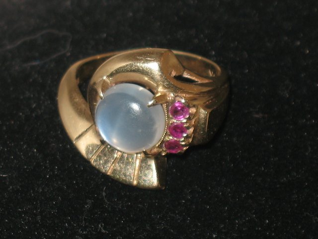 ART DECO 14K RUBIES AND SAPHIRET A AUTHENTIC RET sold!