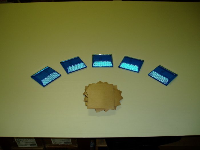 Blue Reflective Road / Fire Hydrant Markers