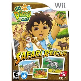 WII Go Diego Go -Safari Rescue