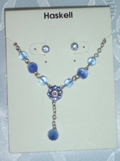 HASKELL EARRINGS & NECKLACE SET~MIRIAM HASKELL