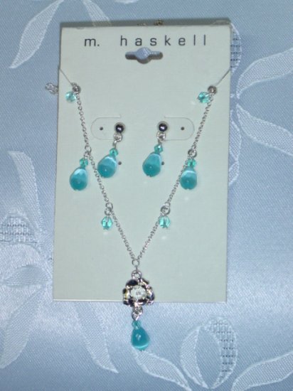 HASKELL EARRINGS & NECKLACE SET~MIRIAM HASKELL