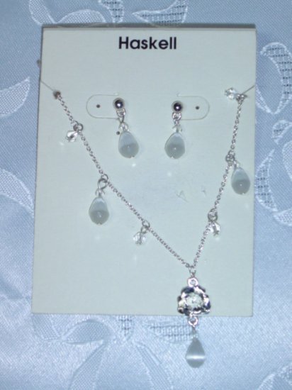 HASKELL EARRINGS & NECKLACE SET~MIRIAM HASKELL