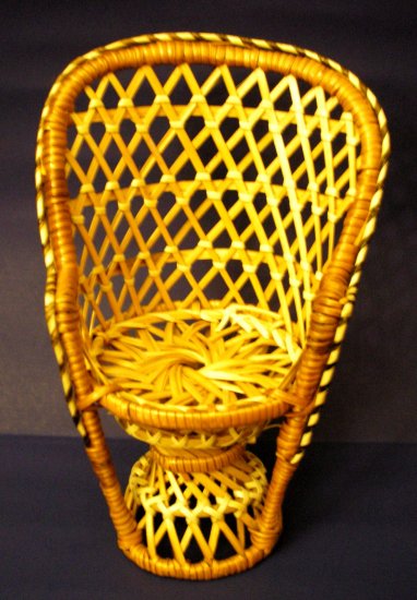 Rattan Chair for dolls
