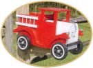 LITTLE RED FIRETRUCK MAILBOX