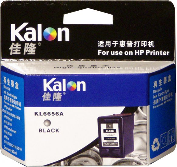 1 Pack of HP 56 (C6656AN) Black Compatible Inkjet Cartridge