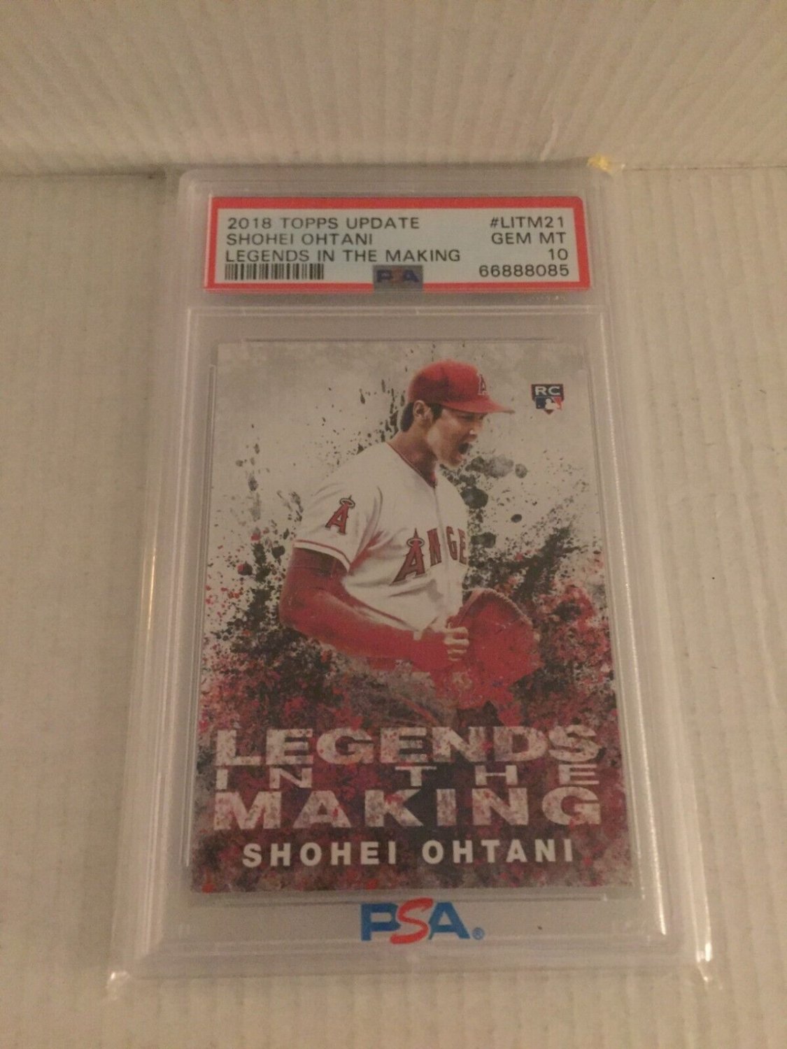 Topps Update La Angels Shohei Ohtani Rookie Card Litm Psa Grade