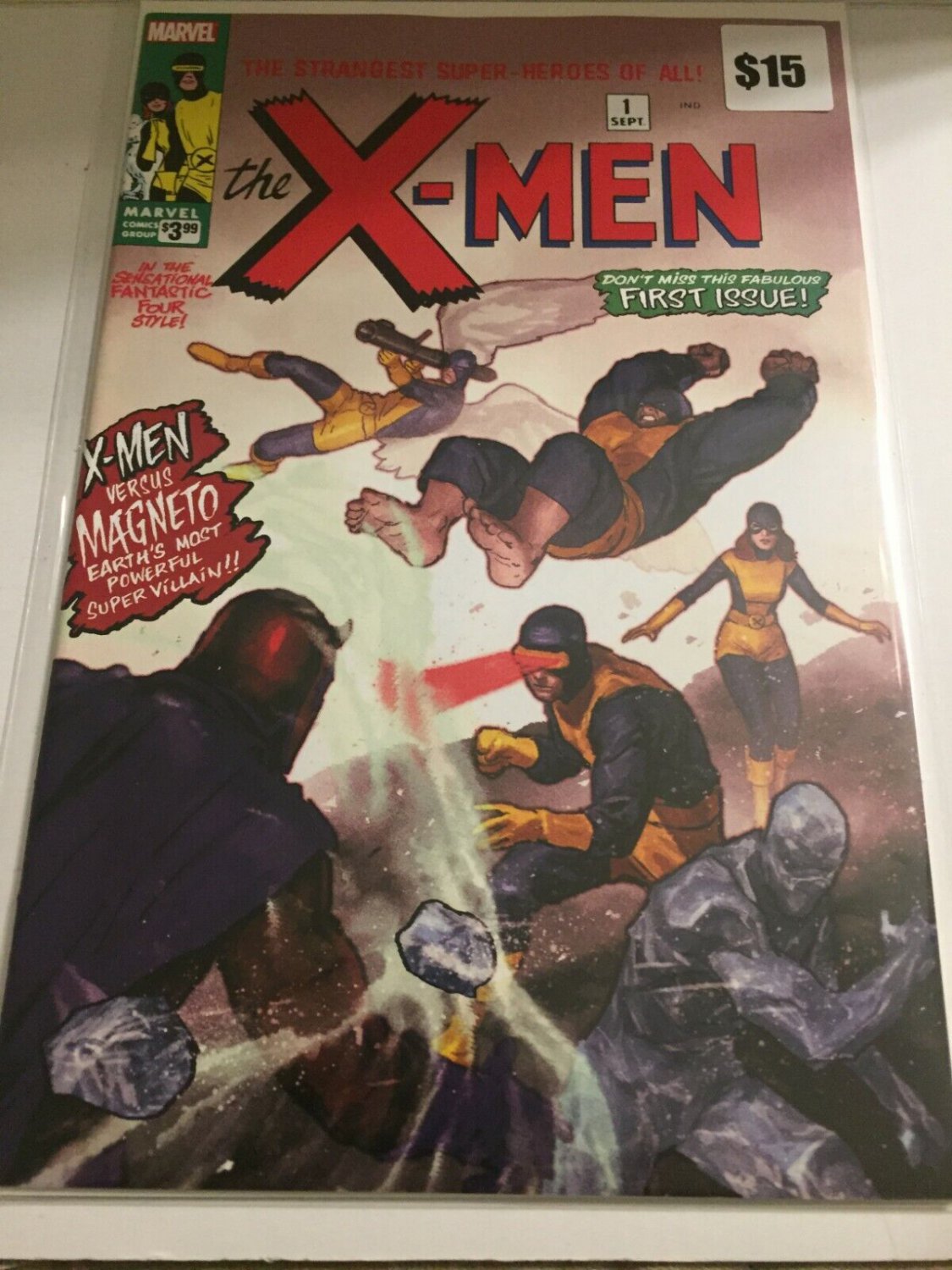 Marvel X Men Variant Cover Of Original Comic Book