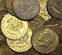 Roll of silver Coin