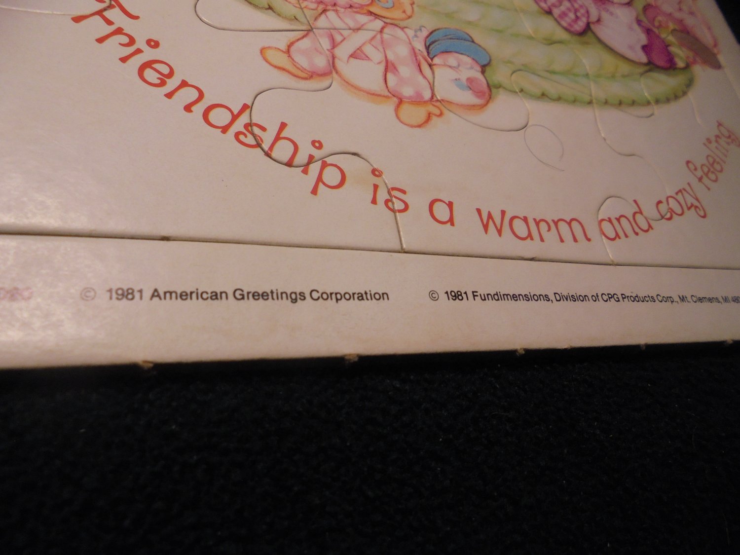 Wow Strawberry Shortcake Frame Tray Puzzle Obo