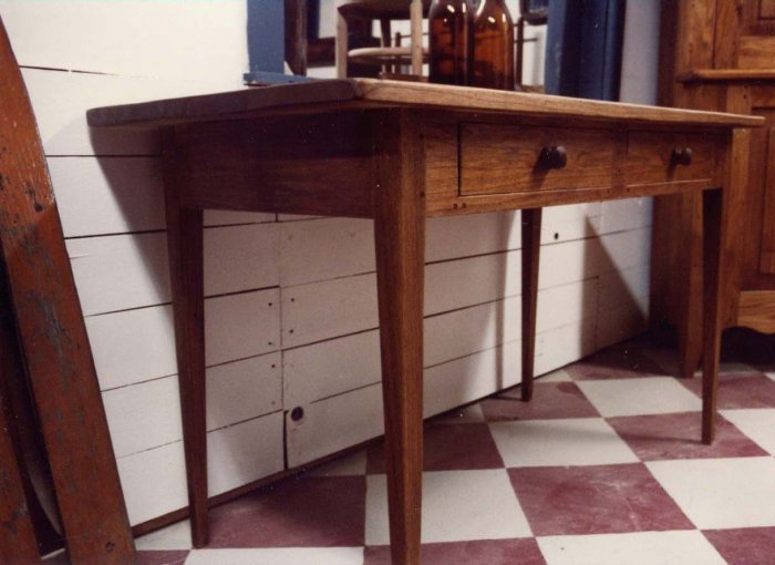 Writing desk with two drawers
