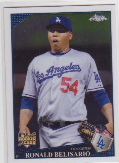 RONALD BELISARIO 2009 TOPPS CHROME RC #208
