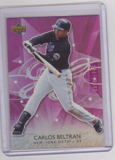 CARLOS BELTRAN 2006 UD FUTURE STARS PURPLE