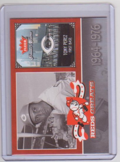 TONY PEREZ 2006 FLEER GREATS GAME DECADE GREATS
