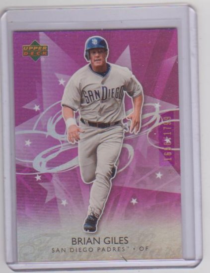 BRIAN GILES 2006 UD FUTURE STARS PURPLE