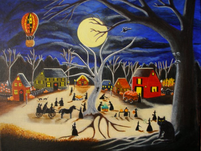 Halloween Art Print Hauntoberfest at Brewside Village